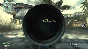 MW3 MSR 7 man kill feed