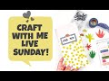 Craft With Me Live | National Scrapbook Day! 🔴