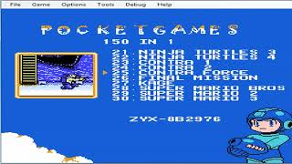 NES PocketGames 150 in 1 HACK Ali mk