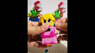 Lego Princess tanooki returned her power suit   #shorts #toys #asmr #funny  #lego A12