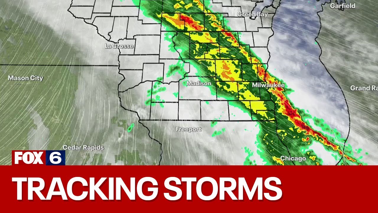 Tracking storms racing through Wisconsin | FOX6 News Milwaukee - YouTube