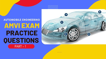 TSPSC AMVI Exam Practice Questions | Automobile Engineering  - Part 1 | Exam Pad