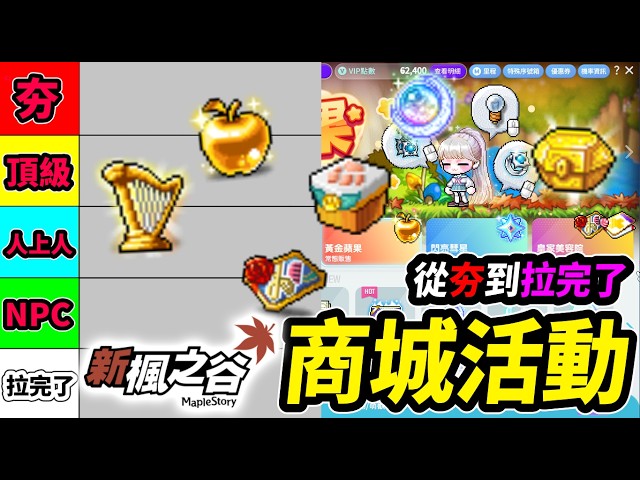 【新楓之谷】楓之谷🍁商城活動排名💸從夯到拉完了！｜MapleStory｜메이플스토리｜Leo里歐