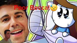 Rebecca can't catch a break!😓@LetMeExplainStudios reaction: Mark Rober sprained my ankle!