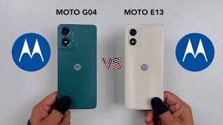 Motorola G04 VS Moto E13