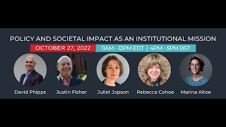 RIC/UPEN: Policy and Societal Impact as an Institutional Mission