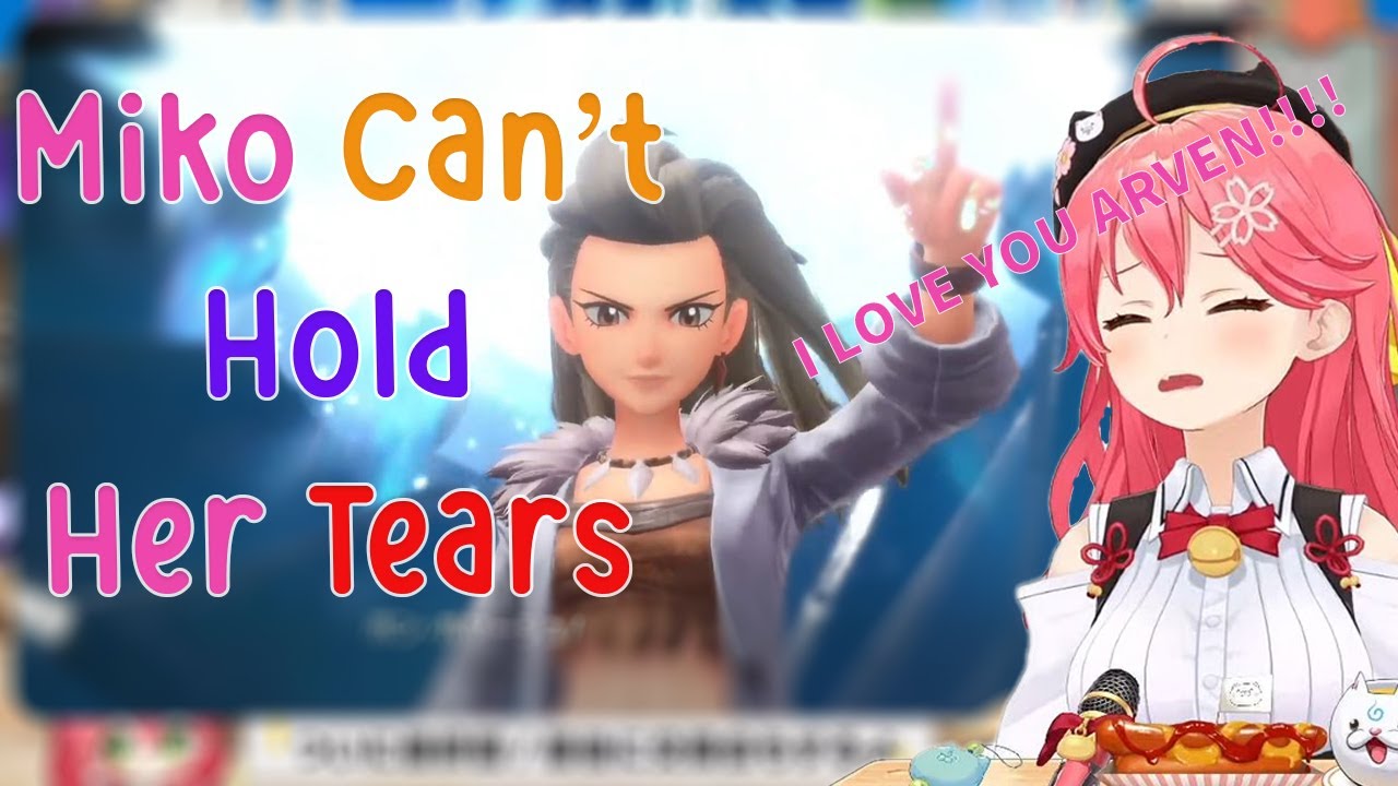 Miko Can't Hold Her Tears Because of Pokemon Scarlet Ending.....