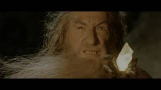 Gandalf fights the Balrog. Complete battle.(4k)