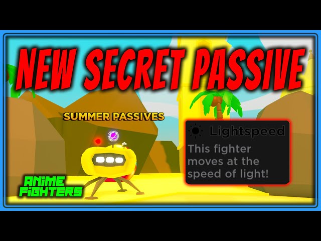 All 4 SUMMER PASSIVES SHOWCASE, Anime Fighters