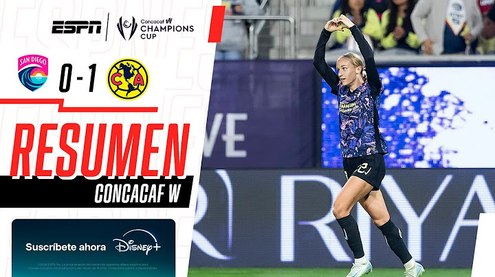 Resumen | San Diego Wave 1 - 0 América | Concacaf W