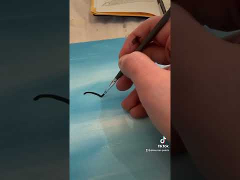 Baryonyx - dinosaur Timelapse painting