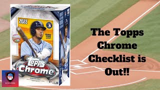The 2022 Topps Chrome Baseball Checklist is Out! How Is It?