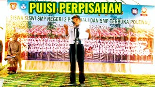 A touching farewell poem by a seventh grade student for a senior who is leaving