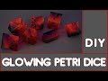 DIY PETRI METHOD UPDATED // Making dice using the petri method with new alcohol inks and cap molds.