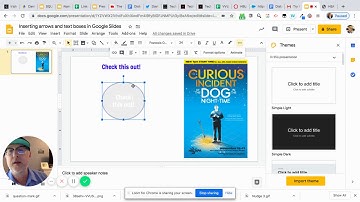 Inserting arrows and text boxes in Google Slides   Google Slides by David Theriault