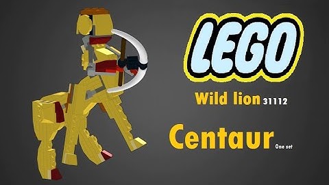 Lego 31112 one set alternate build - Centaur