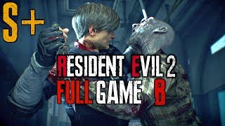 Resident Evil 2 Remake - Leon B Full Walkthrough S+ (0 Deaths, No Saves)