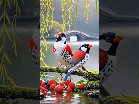 طيور ملونة جميلة جدا