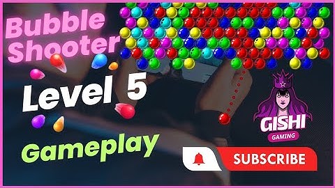 Bubble Shooter | Gameplay | Level 5 | Shoot Bubble Android Game | ChuChu TV | GISHI GAMING