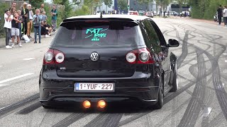 Best Of Flames And Bangs 2023! 💥 1400Hp Golf 2, Novitec Svj, 1041Hp Gt-R, Mazda 737B, 900Hp Rs7-R