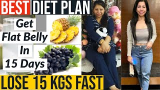 Flat Belly Diet Plan | Get Flat Belly/Stomach In 2 Weeks Without Exercise | Fat to Fab Suman Pahuja