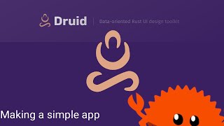 Druid Tutorial: Making a simple GUI app in rust screenshot 1