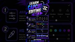 Learn CapCut Editing Day-3 Basic To Advance।How To Add Filter In Capcut। #capcut #edit#editing#day3