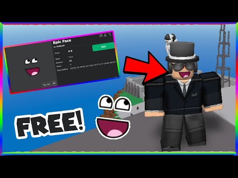 How To Get The Epic Face On Roblox For Free Youtube - boo epic face roblox