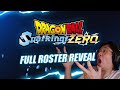 Dragon Ball Sparking Zero FULL Roster Reveal Reaction! 🔥 Character SHOWCASE