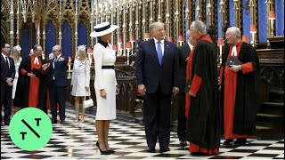 Trump, Melania Pay Respects at Grave of Unknown British Warrior at Westminster Abbey