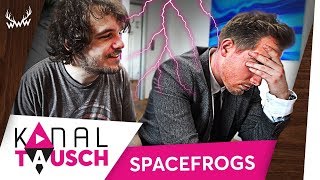 Kanaltausch mit den Space Frogs ESKALIERT!