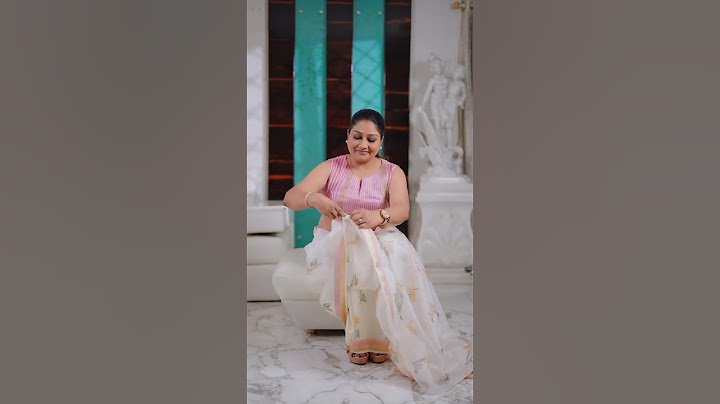 Dolly Jain's trick to pleat a cotton saree easily