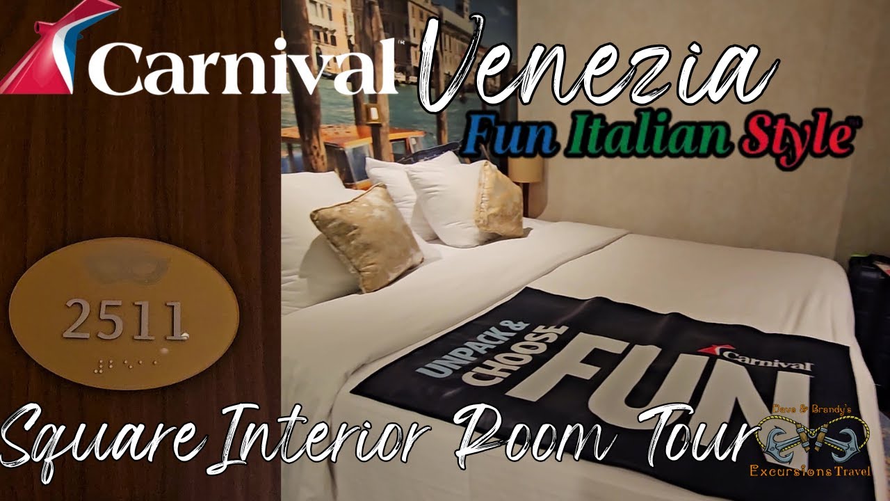 Square Interior Stateroom 2511 | Carnival Venezia
