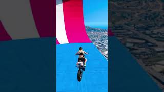 Gta V Dangerous Stunt On Mount Chiliad Episode.48 #Shorts