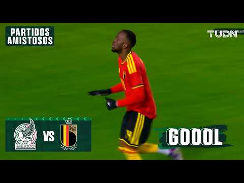 ¡GOLAZO DE BÉLGICA! México vs Bélgica |  Partido de preparación al Mundial 2026 | TUDN