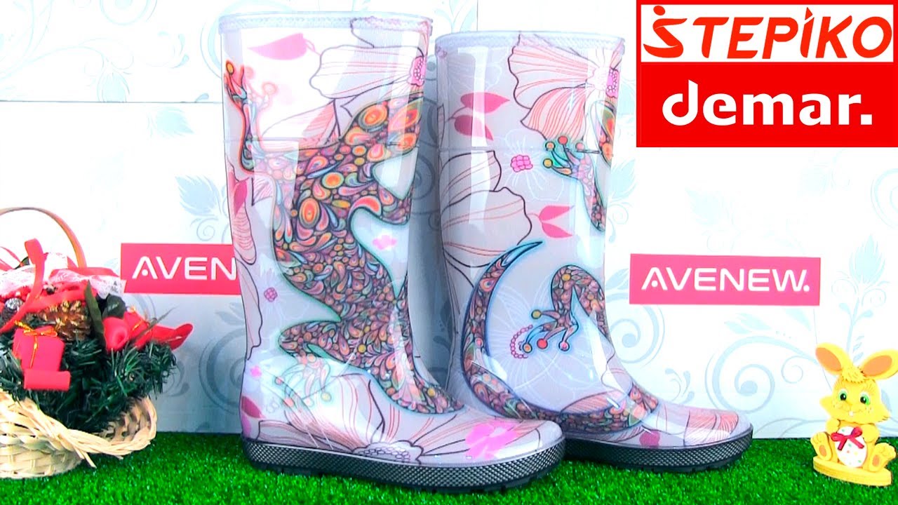 Женские резиновые сапоги DEMAR HAWAI LADY EXCLUSIVE EB (Саламандра) . Видео обзор от STEPIKO