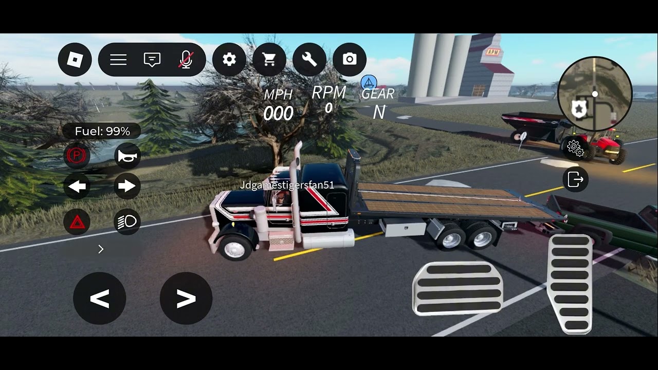 Greenville To American Plains Working As DOT Rescuing A Truck In The Ditch