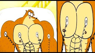 Regular Show Rigby Pec Bounce Very Y Bawong Heavy Timp Rise