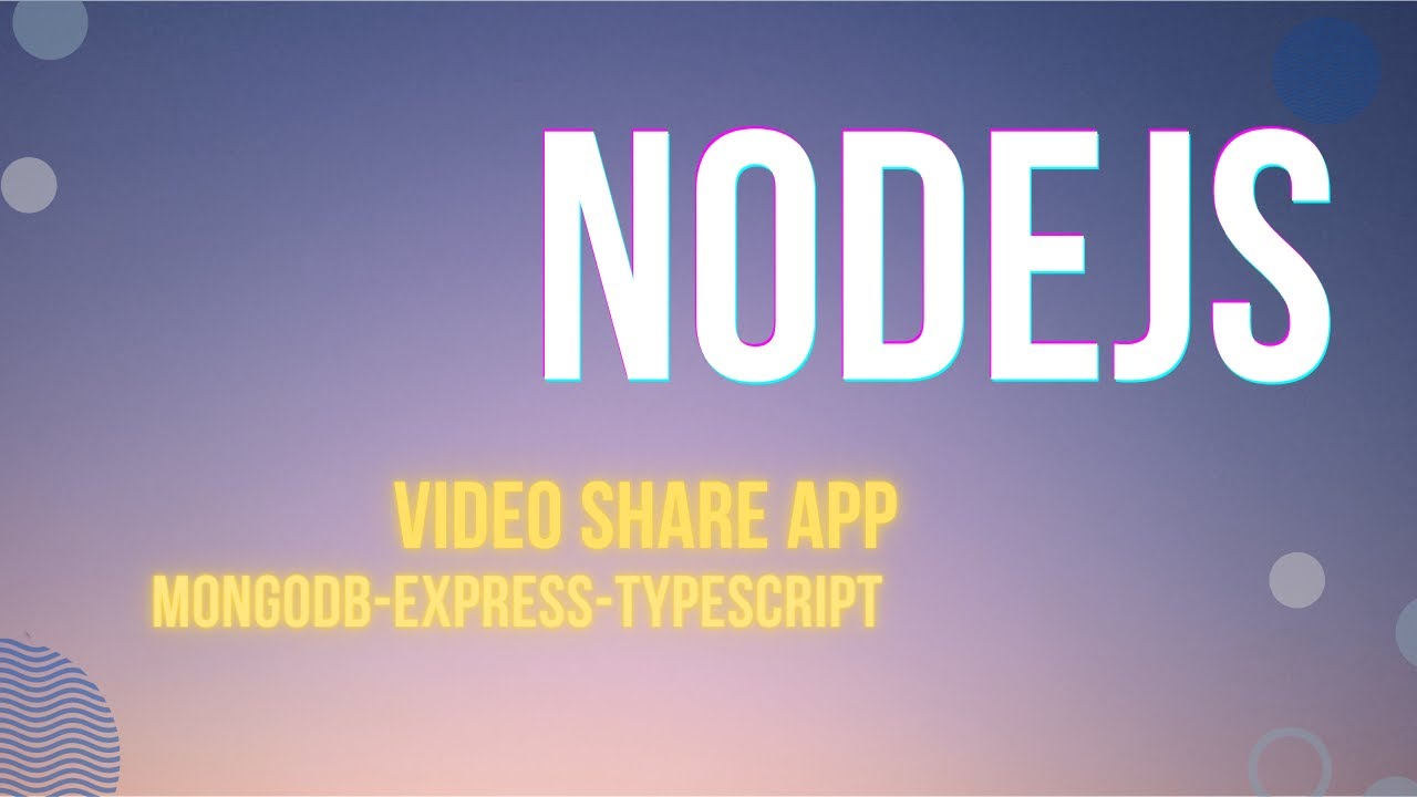 Video Share App - NodeJs-Typescript-React - YouTube