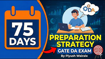GATE DA 2026 Voorbereidingsstrategie | 75-dagen slim studieplan #gateda #gatecse