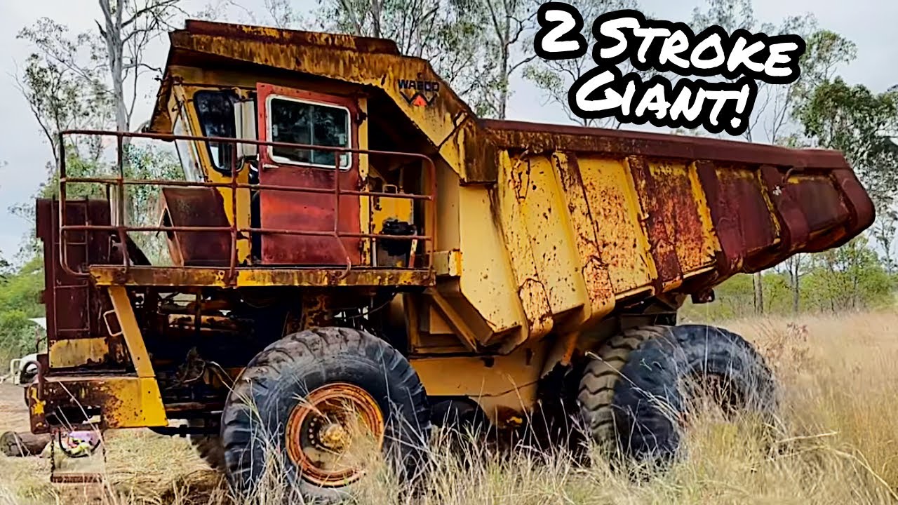 Bringing a V12 BEAST Back to Life! Restoration of a HUGE Detroit Diesel Wabco Mine Truck