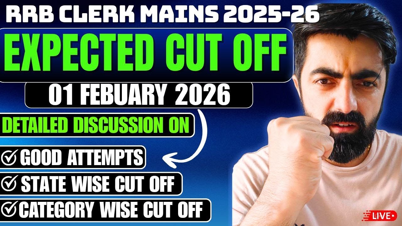 IBPS RRB Clerk Mains 2025 Expected Cutoff (State-Wise) || Maha Analysis By Singh Sir & Dhruva Sir...