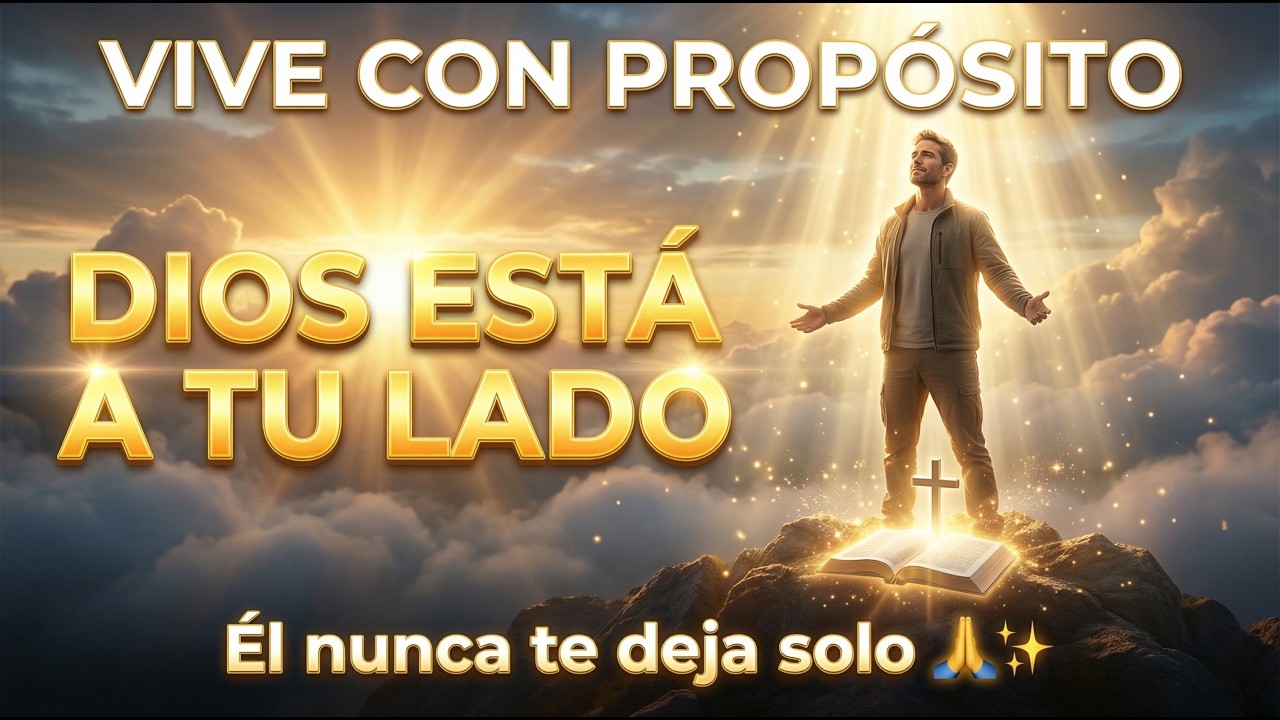Vive con proposito  Dios esta a tu lado   TODOS LOS DIAS