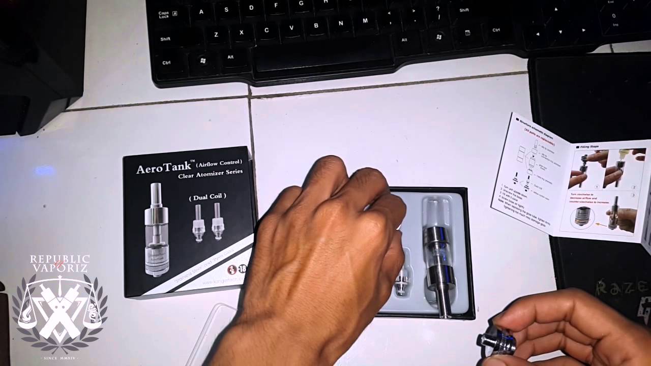 Kangertech AeroTank Dual Coils Unboxing & Overview | Republic of Vaporiz | Indonesia