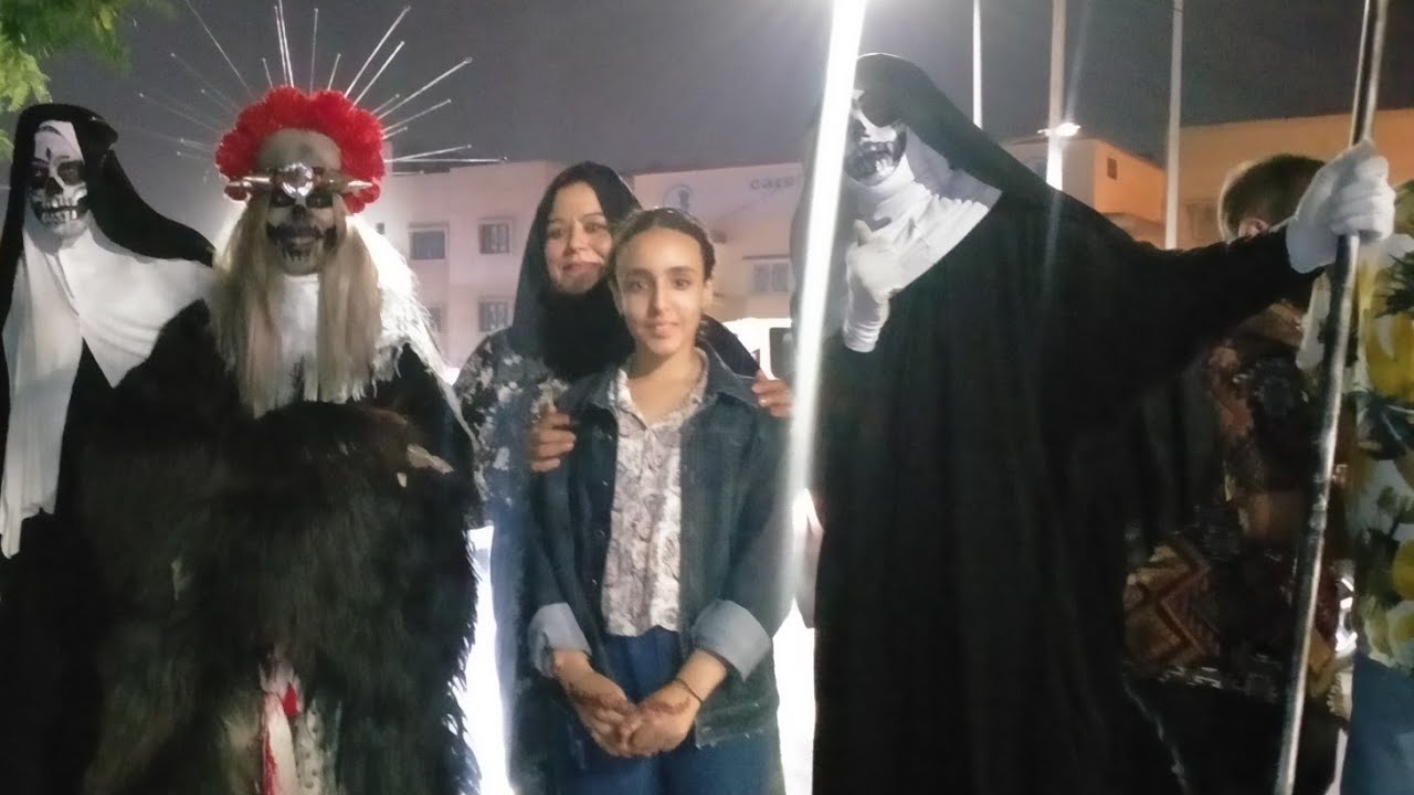 النشاط في أكادير مع بوجلود 👍🏻🤡👻👽