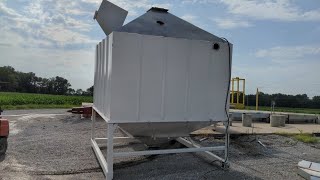 Lowry MFG. 575B Bushel Large Bulk Storage Bin Positive Clean Out (Pulaski)(346P)