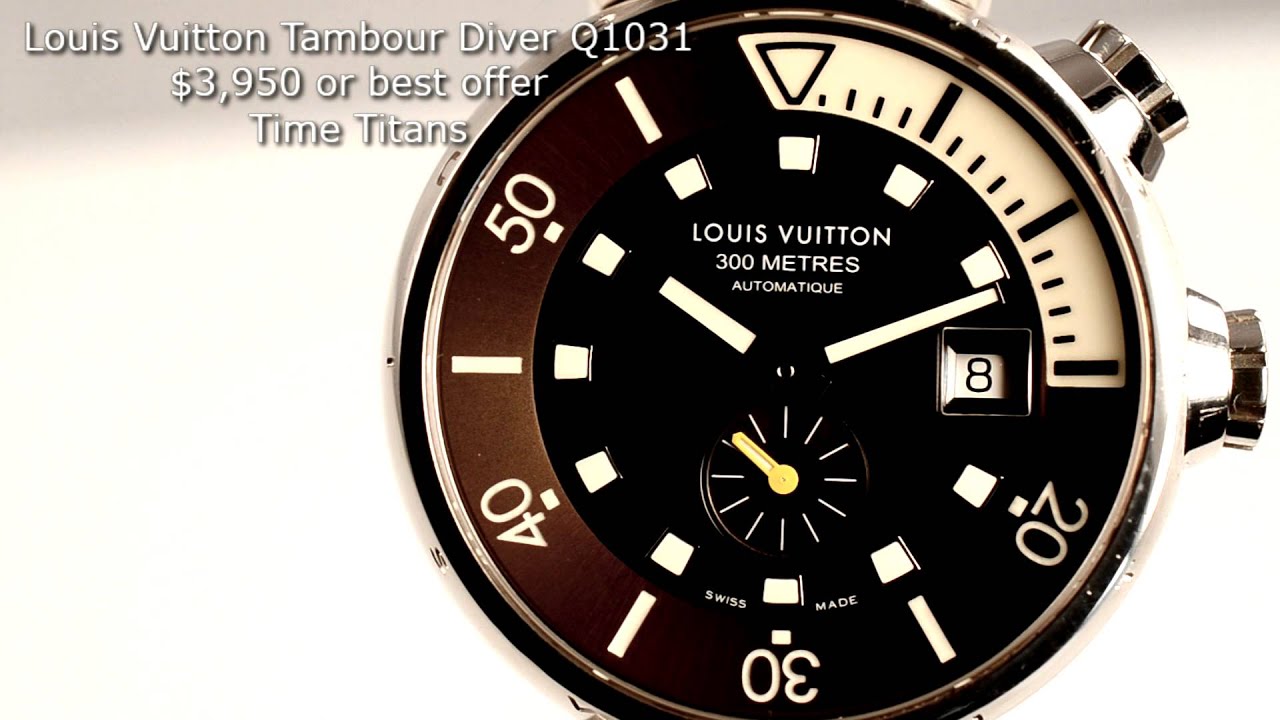 louis vuitton tambour diver