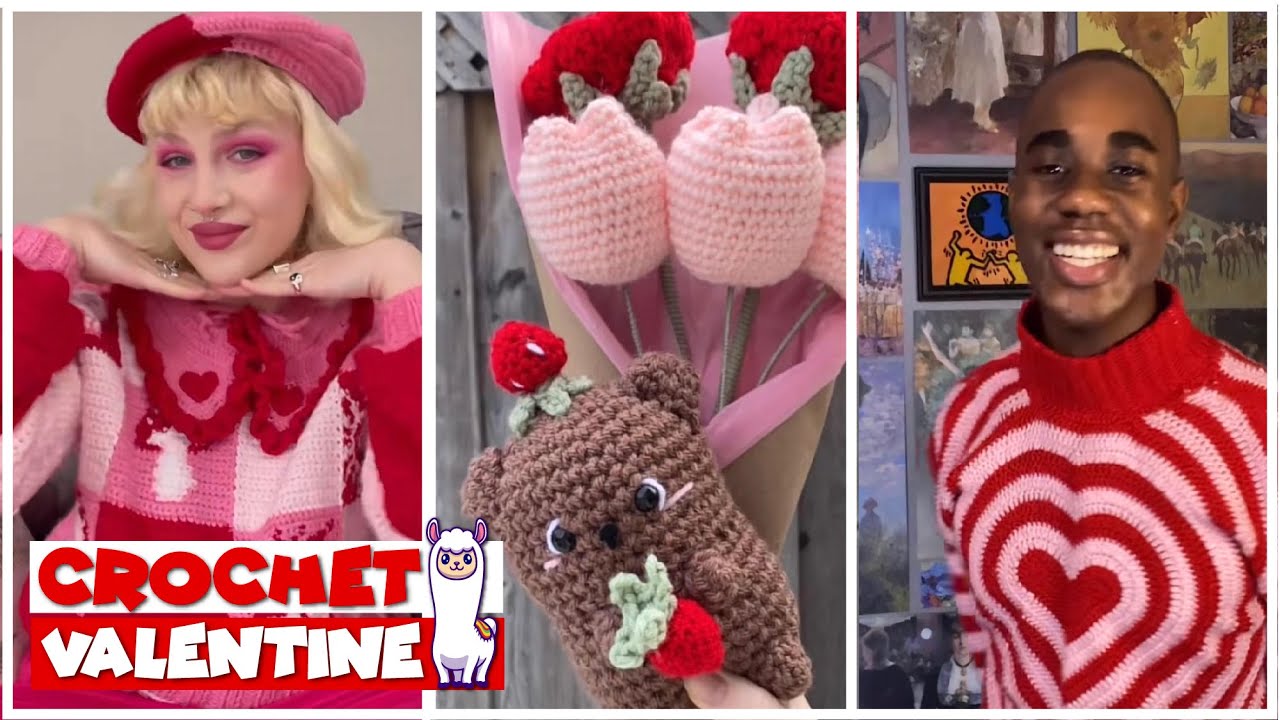 TikTok Crochet ❤️ Valentine Day ❤️ Gifts Compilation #41 | 
