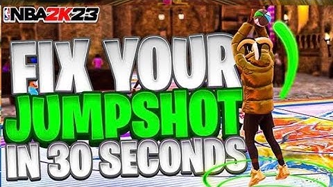 HOW TO FIX JUMPSHOT DELAY IN NBA 2K23!!