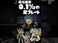 入手できる確率はなんと0.1%！？超激レアアイテムの正体とは！？ / 配信切り抜き / スプラトゥーン3 / Splatoon3 / #shorts